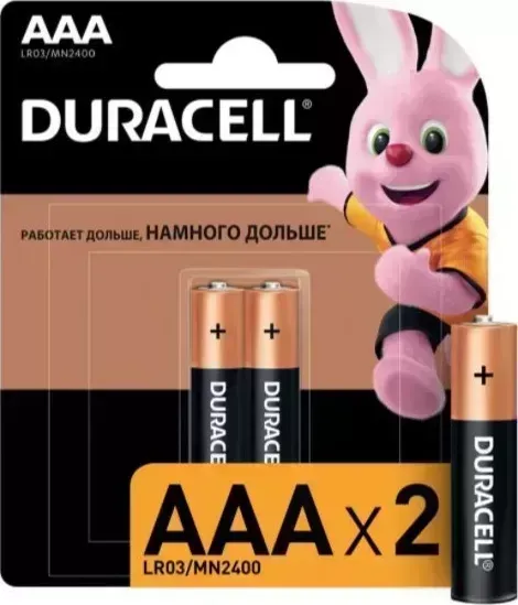 Батарейки DURACELL LR03-2BL BASIC CN (Б0026812)