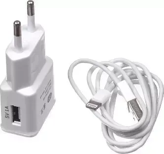 Сетевой адаптер OLTO WCH-4105 USB 1A + кабель IPHONE5 зарядное устройство 1A + 8-pin