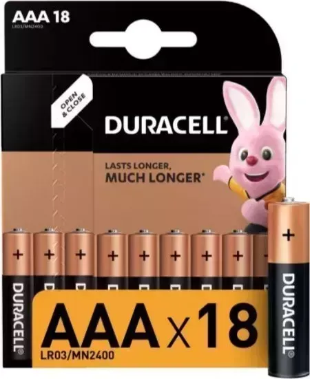 Батарейки DURACELL LR03-18BL BASIC NEW (Б0014449)