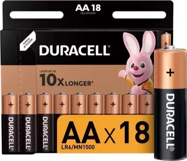 Батарейки DURACELL LR6-18BL BASIC NEW (Б0014448)