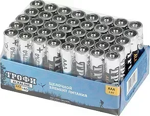Батарейки ТРОФИ LR03-40 BULK (40)
