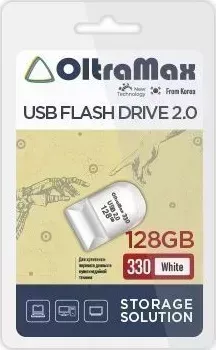 Флеш-накопитель OLTRAMAX OM-128GB-330-White USB флэш-накопитель