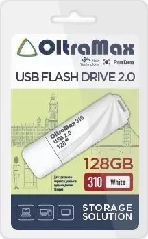 Флеш-накопитель OLTRAMAX OM-128GB-310-White USB флэш-накопитель