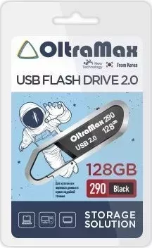 Флеш-накопитель OLTRAMAX OM-128GB-290-Black USB флэш-накопитель
