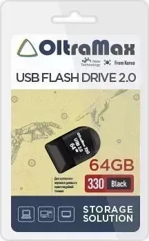 Флеш-накопитель OLTRAMAX OM-64GB-330-Black USB флэш-накопитель