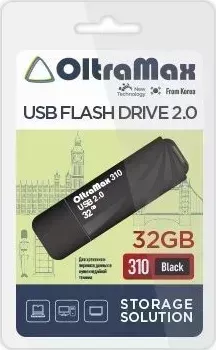 Флеш-накопитель OLTRAMAX OM-32GB-310-Black USB флэш-накопитель