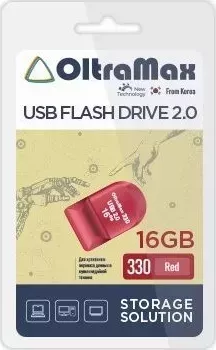 Флеш-накопитель OLTRAMAX OM-16GB-330-Red USB флэш-накопитель
