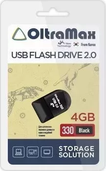 Флеш-накопитель OLTRAMAX OM-4GB-330-Black USB флэш-накопитель
