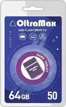 Флеш-накопитель OLTRAMAX OM-64GB-50-Pink 2.0 флэш-накопитель