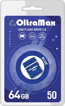 Флеш-накопитель OLTRAMAX OM-64GB-50-Blue 2.0 флэш-накопитель