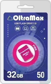 Флеш-накопитель OLTRAMAX OM-64GB-50-Black 2.0 флэш-накопитель