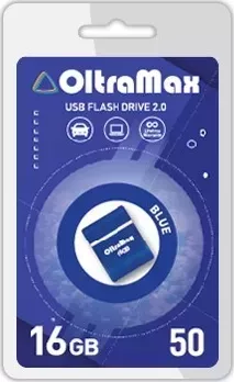 Флеш-накопитель OLTRAMAX OM-16GB-50-Blue 2.0 флэш-накопитель