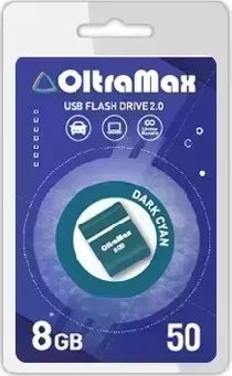 Флеш-накопитель OLTRAMAX OM-8GB-50-Dark Cyan 2.0 флэш-накопитель