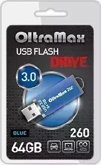 Флеш-накопитель OLTRAMAX OM-64GB-260-Blue 3.0 синий флэш-накопитель