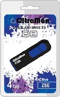 Флеш-накопитель OLTRAMAX OM-4GB-250-синий USB флэш-накопитель