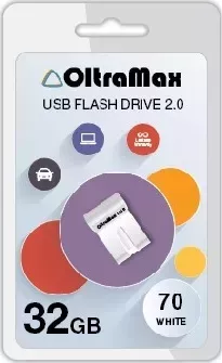 Флеш-накопитель OLTRAMAX OM-32GB-70-белый USB флэш-накопитель
