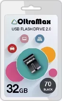 Флеш-накопитель OLTRAMAX OM-32GB-70-черный USB флэш-накопитель