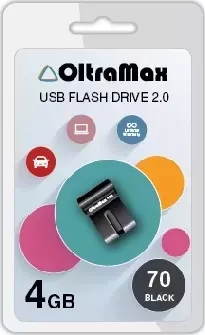 Флеш-накопитель OLTRAMAX OM-4GB-70-черный USB флэш-накопитель