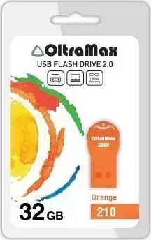 Флеш-накопитель OLTRAMAX OM-32GB-210 оранжевый USB флэш-накопитель