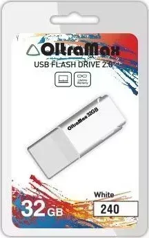 Флеш-накопитель OLTRAMAX OM-32GB-240-белый USB флэш-накопитель