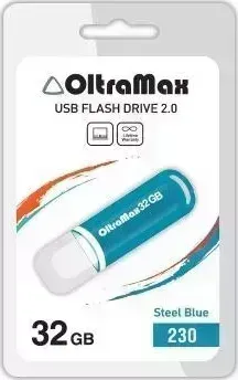 Флеш-накопитель OLTRAMAX OM-32GB-230-св.синий USB флэш-накопитель