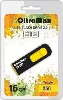 Флеш-накопитель OLTRAMAX OM-16GB-250 желтый USB флэш-накопитель