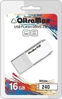 Флеш-накопитель OLTRAMAX OM-16GB-240-белый USB флэш-накопитель