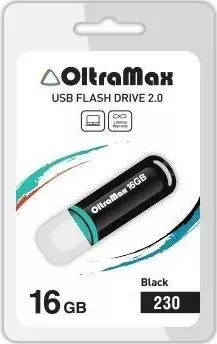 Флеш-накопитель OLTRAMAX OM-16GB-230 черный USB флэш-накопитель