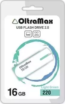 Флеш-накопитель OLTRAMAX OM-16GB-220 св.зеленый USB флэш-накопитель