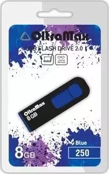 Флеш-накопитель OLTRAMAX OM-8GB-250-синий USB флэш-накопитель