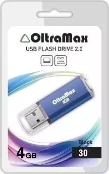 Флеш-накопитель OLTRAMAX OM004GB30-Bl синий USB флэш-накопитель