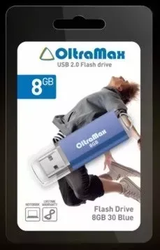 Флеш-накопитель OLTRAMAX OM008GB30-Bl USB флэш-накопитель