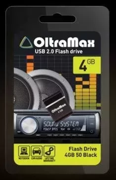 Флеш-накопитель OLTRAMAX 4GB 50 черный USB флэш-накопитель 50