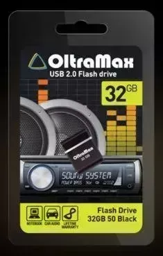 Флеш-накопитель OLTRAMAX OM032GB-mini-50-B черный USB флэш-накопитель