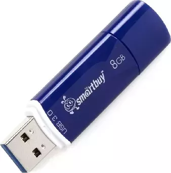 Флеш-накопитель SMARTBUY (SB8GBCRW-Bl) 8GB CROWN BLUE 3.0