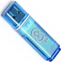 Флеш-накопитель SMARTBUY (SB8GBGS-B) 8GB GLOSSY SERIES BLUE