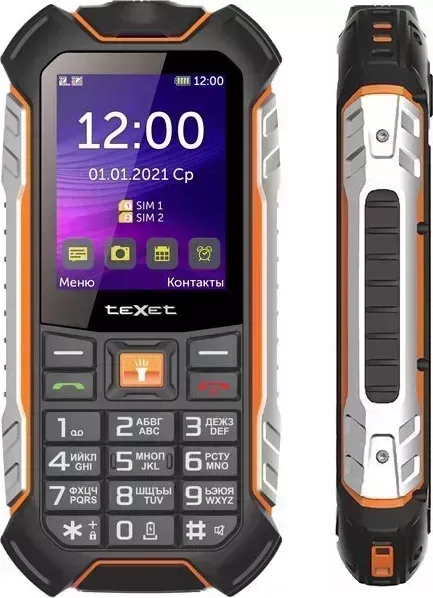 Мобильный телефон TEXET TM-530R черный