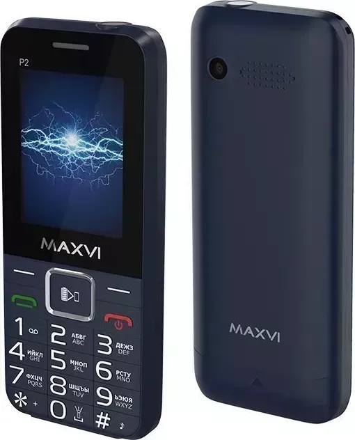 Телефон MAXVI P2 BLUE телефон P2
