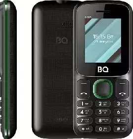 Мобильный телефон BQ 1848 STEP+ BLACK+GREEN
