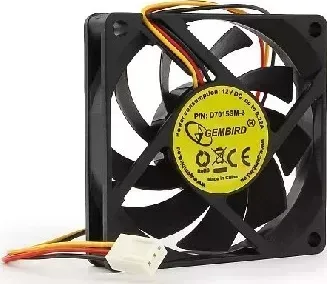 Вентилятор GEMBIRD (07779) D7015SM-3 , 70x70x15, втулка, 3 pin, провод 25 см