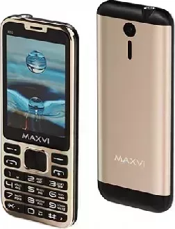 Мобильный телефон MAXVI X10 METALLIC GOLD (2 SIM)