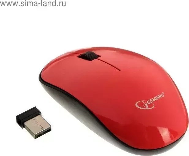 Мышь компьютерная GEMBIRD (17372) MUSW-111-RG