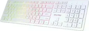 Клавиатура SMARTBUY (SBK-305U-W) ONE с подсветкой белая