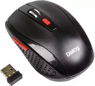 Мышь компьютерная DIALOG MROP-01U черный