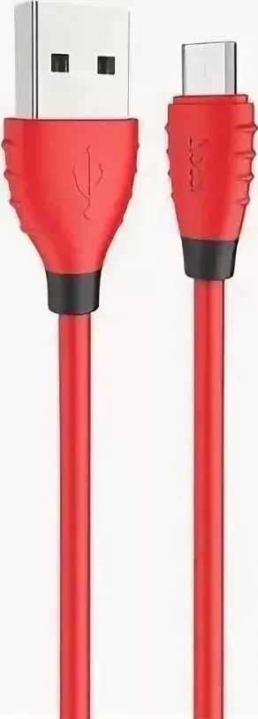 Кабель HOCO (6957531085508) X27 USB-microUSB 2.4A 1.2m красный