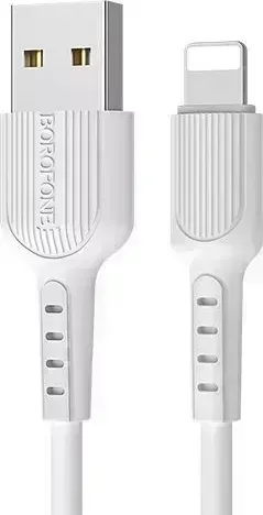 Кабель BOROFONE BX16 "Easy" USB-8 Pin 2A 1M белый