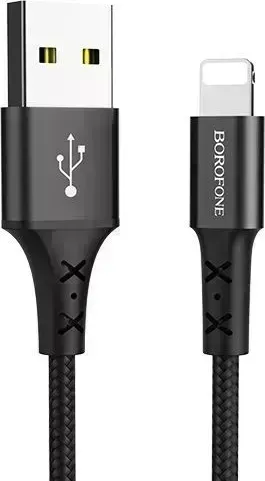 Кабель BOROFONE BX20 "Enjoy" USB-8 Pin 2A 1M черный