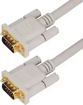 Кабель REXANT (17-5503-4) ШНУР VGA - VGA С ФЕРРИТАМИ, ДЛИНА 1,8 МЕТРА, СЕРЫЙ (GOLD)