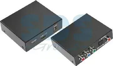 Переходник REXANT (17-6904) КОНВЕРТЕР YPBPR + SPDIF / TOSLINK НА HDMI, МЕТАЛЛ