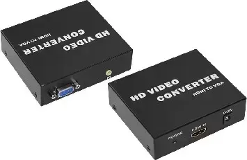 Переходник REXANT (17-6908) КОНВЕРТЕР HDMI НА VGA + СТЕРЕО 3,5 ММ, МЕТАЛЛ